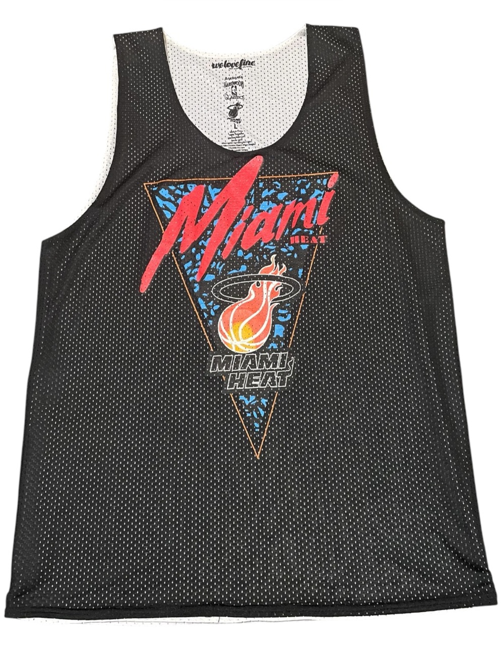 Men's Hardwood Classics Miami Heat Practice Jersey Size Large